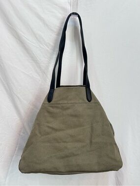 Banana Republic Cotton Canvas Military Style Bag